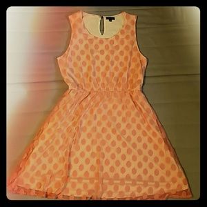 Orange Polka Dot Sundress